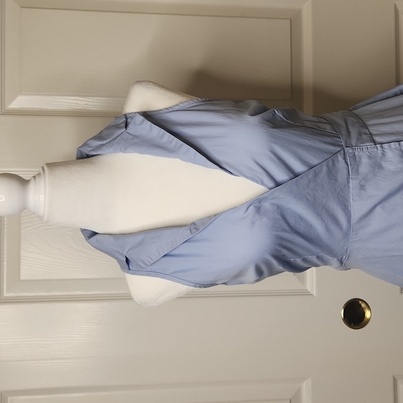 JustFab Women's Sky Blue Wrap Halter Dress Size XS - Picture 2 of 13